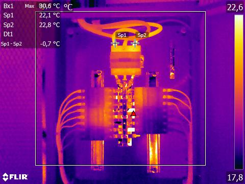 Termografia elétrica IFELL Engenharia